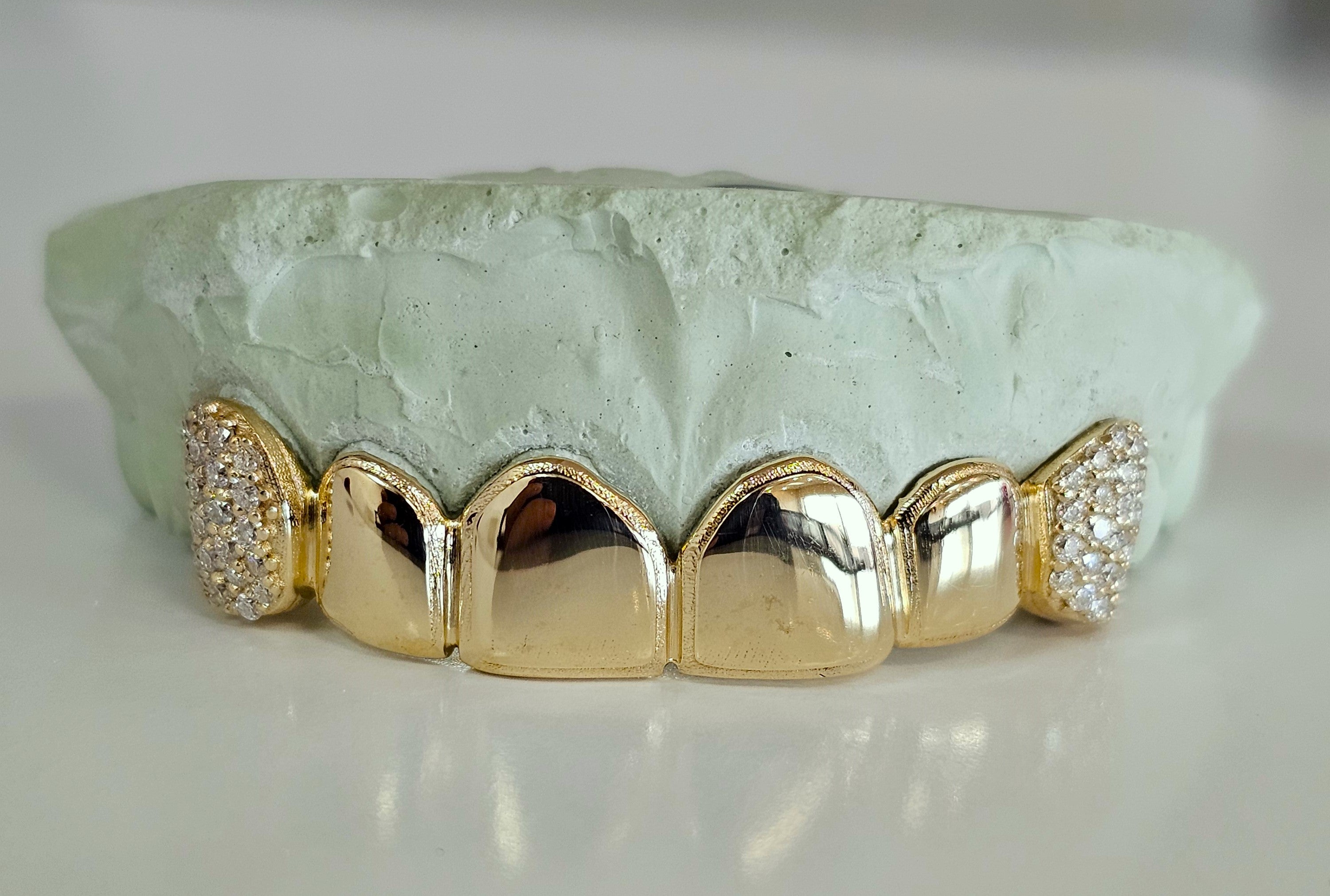 Studded Fangs, Open Face Grillz DQ1035