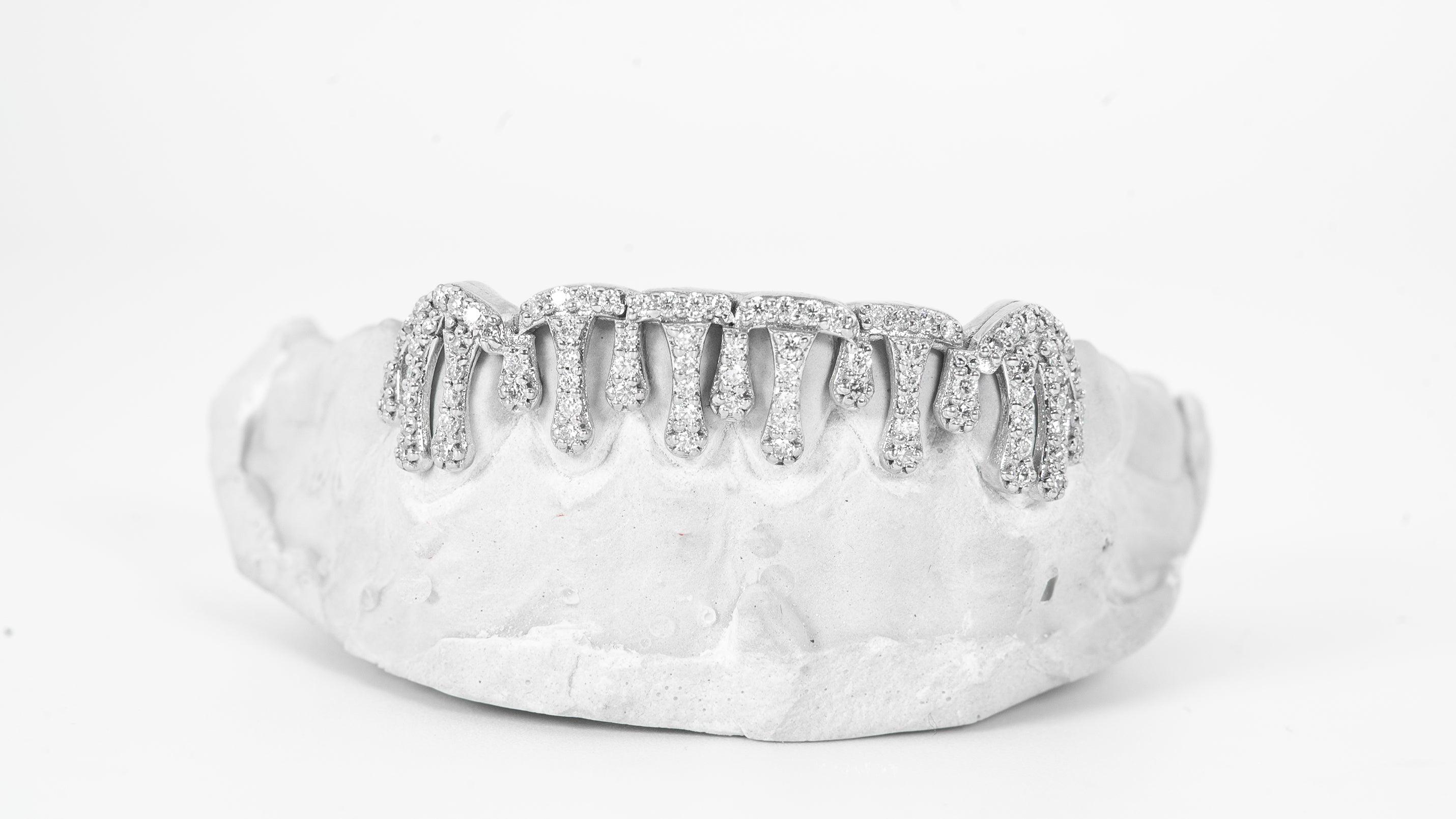 VVs Moissanite Drip Grillz 6pc DQ1053