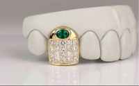 Princess Cut Diamond with Emerald , Invisible Set VVS Quality DQ1034