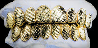 Sterling Silver Diamond Cut Grillz DQ1047