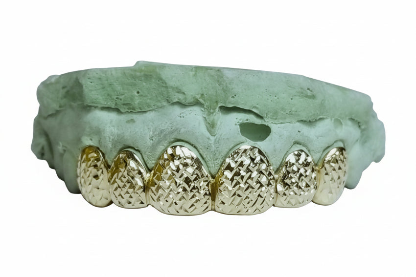 Gold Grillz With Missing Teeth - DQ1001 MT