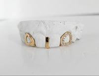 Diamond Strip | Gap Filler Set | 2 Solid Gold DQ1045