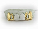 Open Face Diamond Cut Grillz -  DQ1014DC