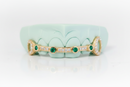 6 Top Teeth Iced Out Ruby Bar Grillz DQ1033