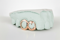 Open Face Heart Grillz Top 2 pc DQ1123
