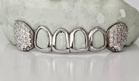 4 Solid | 2 Iced Moissanite | Stirling Silver DQ1046
