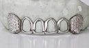 6Pack Grillz, 4 Solid Gold | 2 Iced out Fangs DQ1039