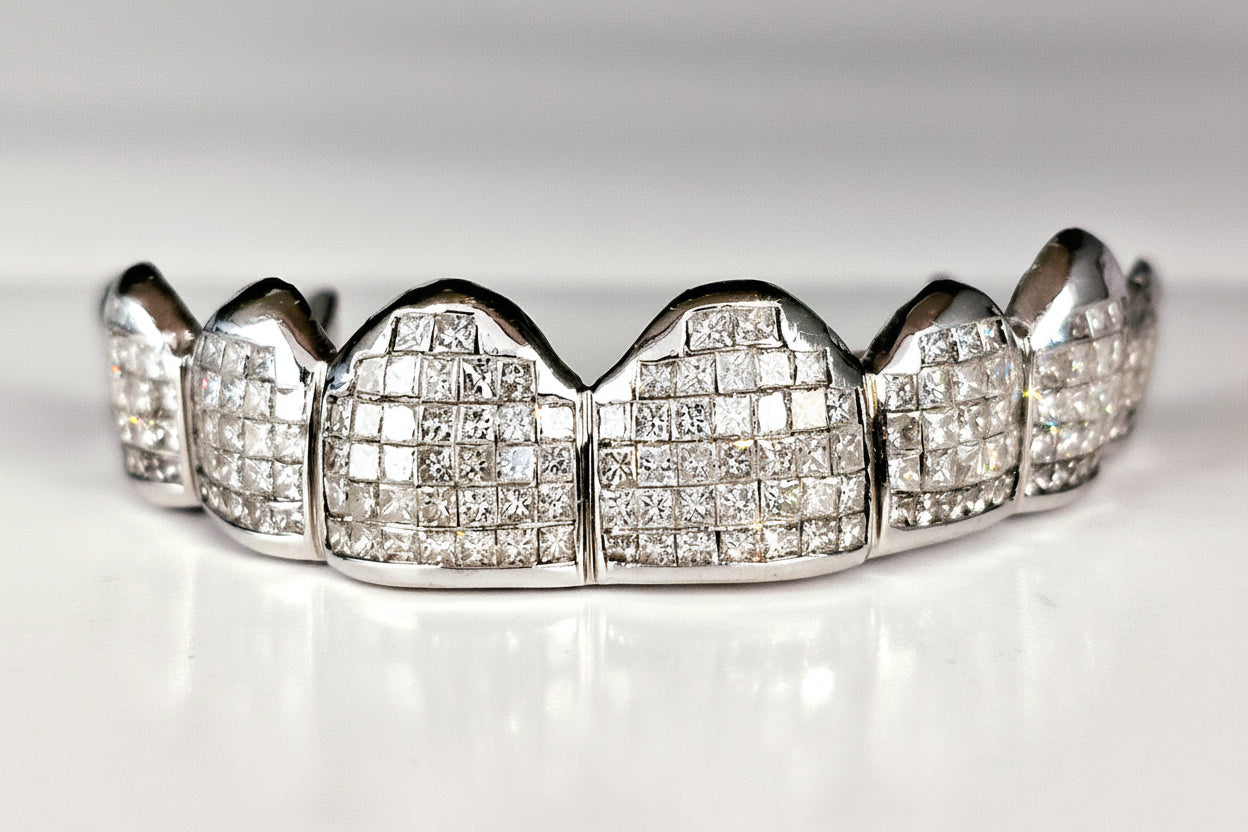 Princess Cut Invisible Set, VVs Quality - DQ1003