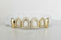 Diamond Frame Gold Grillz DQ1032