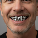 Chrome Hearts Silver Grillz DQ1998
