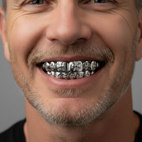 Chrome Hearts Silver Grillz DQ1998