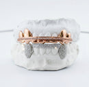 Rose Gold | Moissanite Top Bar | 2 Solid DQ1051