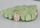 VVS Natural Diamond Honeycomb Set Grillz: Luxury for Your Smile DQ1043