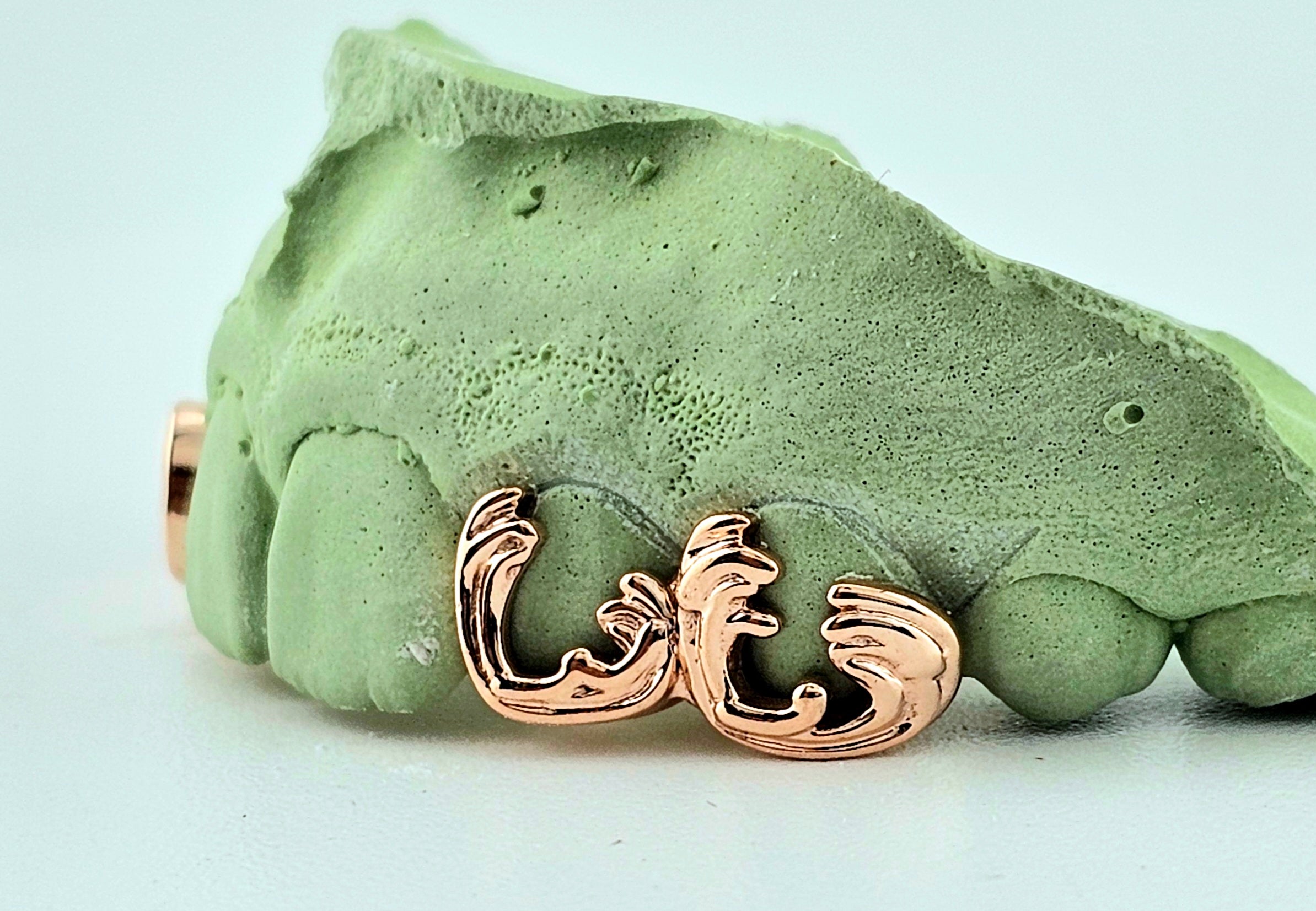 Cherry Bloom Grillz – 2 Tooth Rose Gold Set