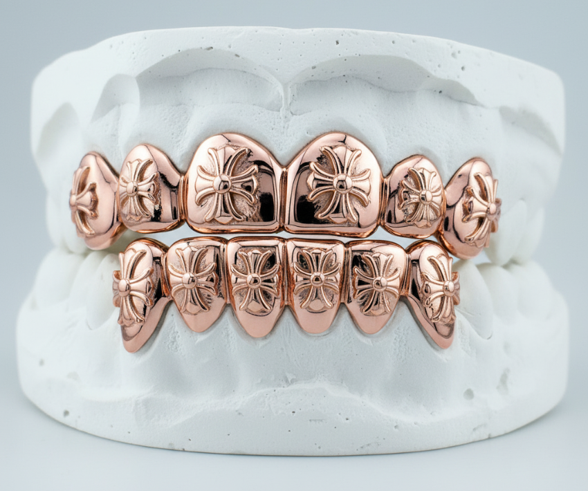 Chrome Hearts Gold Grillz - DQ1998G