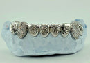 Rose Grillz w/ Moissanite Fangs