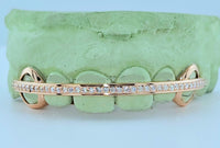 SI 다이아몬드 로우 골드 그릴즈 6개