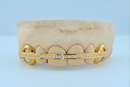 Diamond Rail Gold Grillz 6pc - DQ1020Rail
