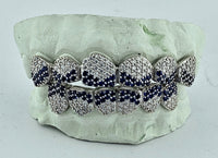 Moissanite VVS Quality Iced Out  With Colored Gems - DQ1002 Gems