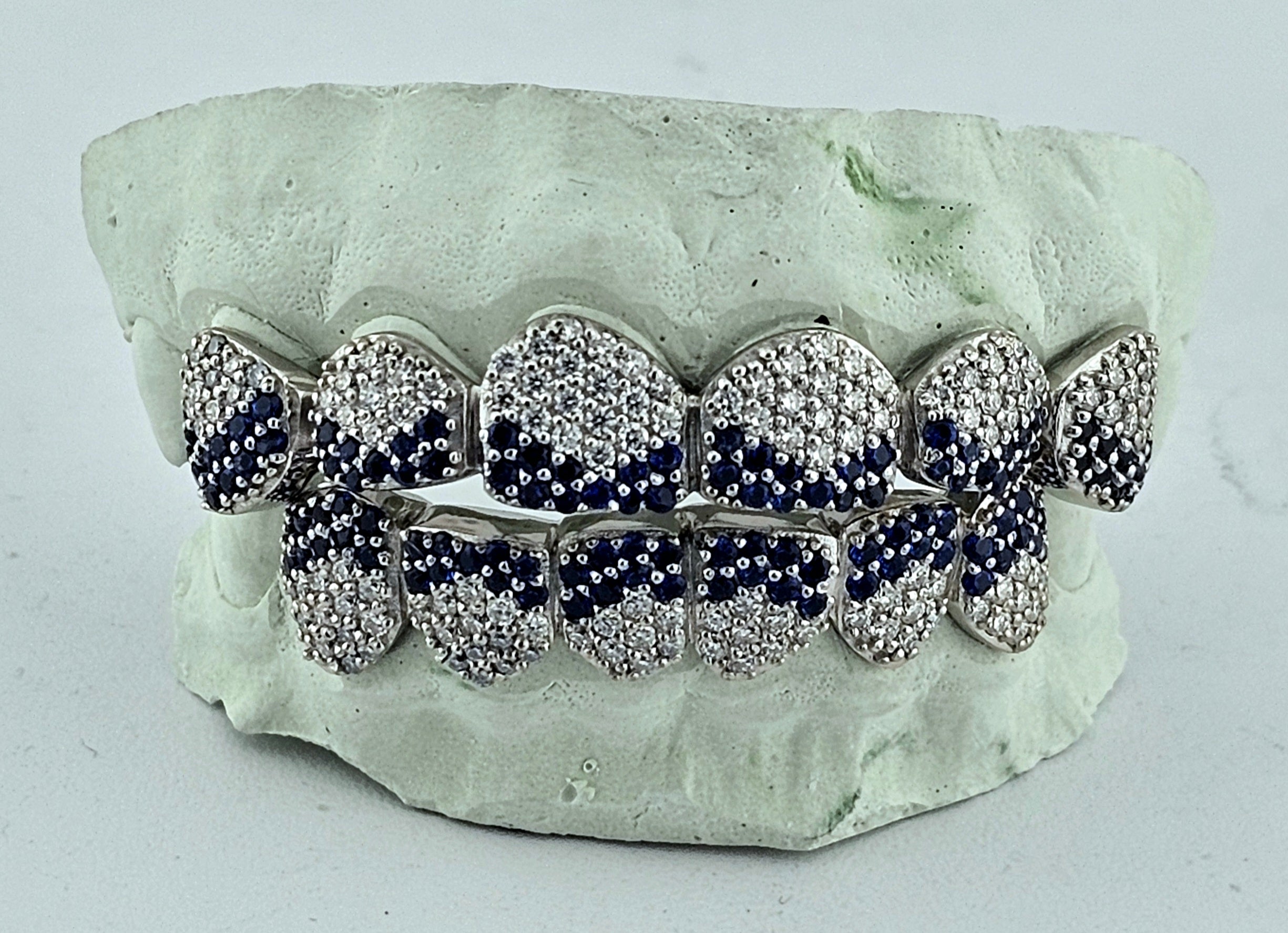 Moissanite VVS Quality Iced Out  With Colored Gems - DQ1002 Gems