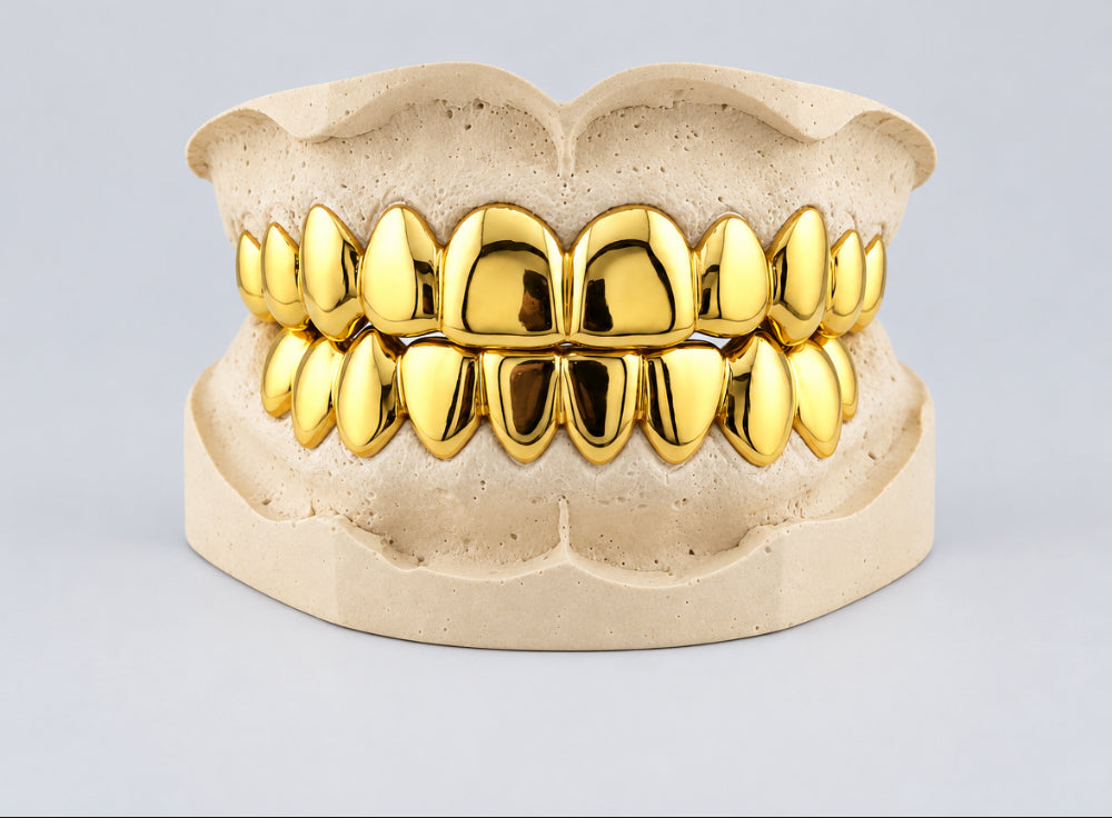 Dental Gold Grillz - NPG or 8K Gold Grillz
