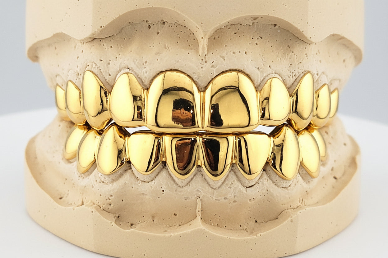 Dental Gold Grillz - NPG or 8K Gold Grillz