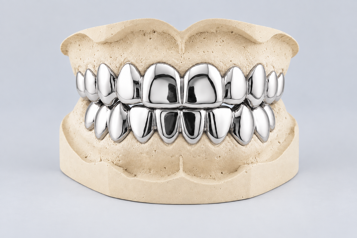 Dental Gold Grillz - NPG or 8K Gold Grillz