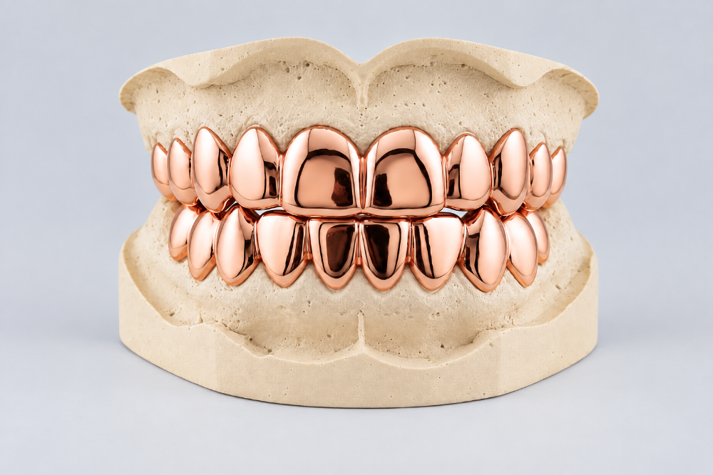 Dental Gold Grillz - NPG or 8K Gold Grillz