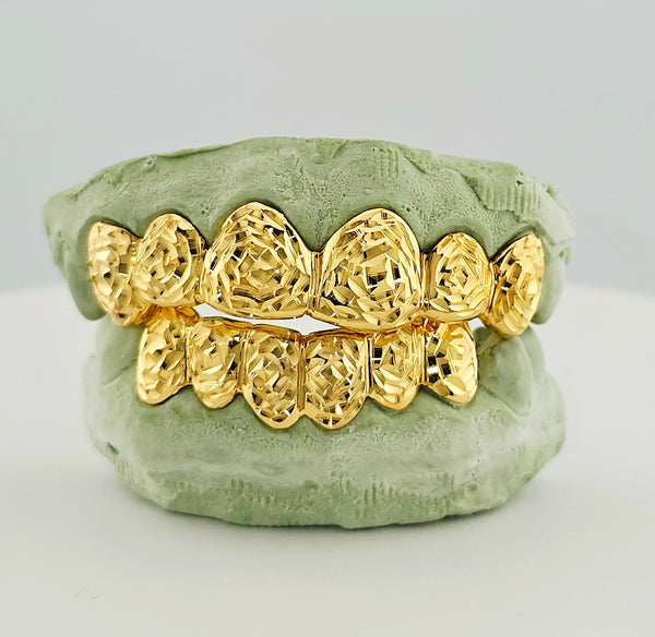 Rose Cut Grillz Top 8 pc DQ1026
