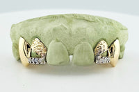 Custom Open-Face with Diamond Slugs Grillz DQ1024