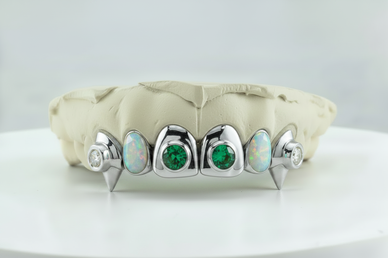 6-Pack with 2 Jumbo Gem Grillz- DQ1009JG