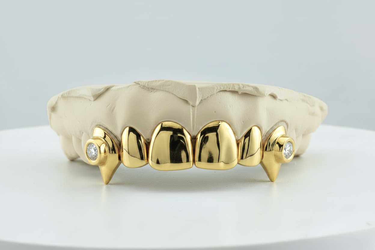 6-Pack with 2 Jumbo Gem Grillz- DQ1009JG