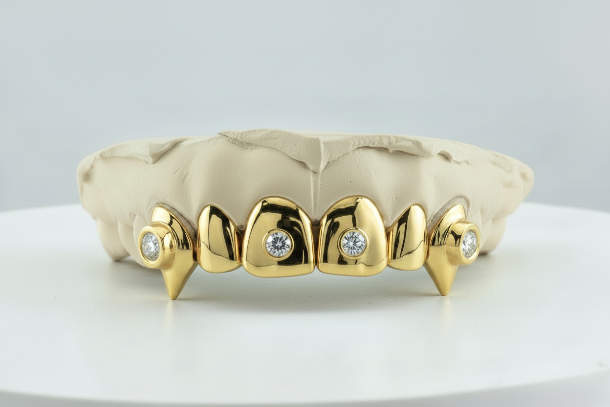 6-Pack with 2 Jumbo Gem Grillz- DQ1009JG
