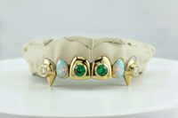 6-Pack with 2 Jumbo Gem Grillz- DQ1009JG