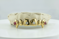 6-Pack with 2 Jumbo Gem Grillz- DQ1009JG