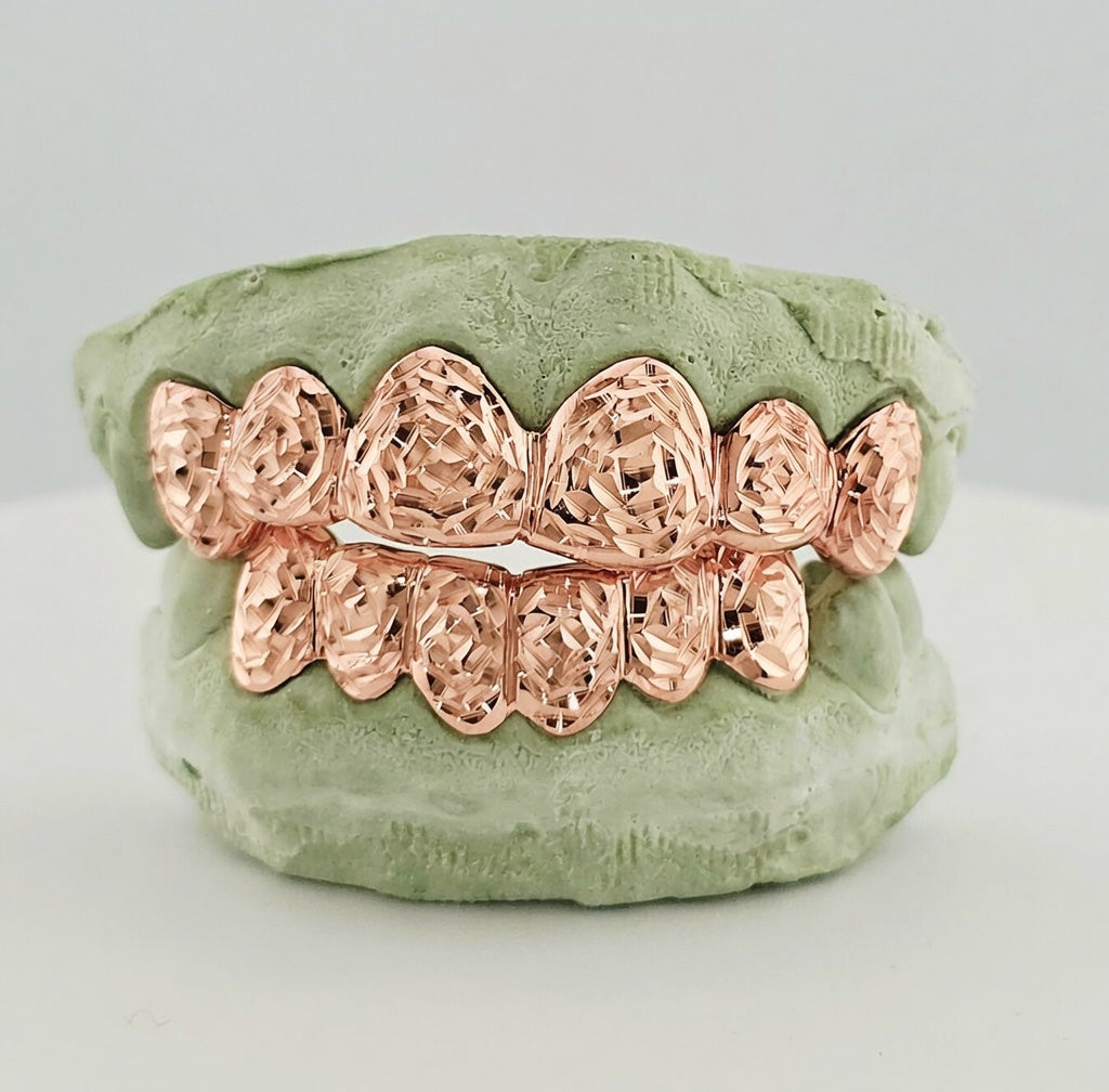 Rose Cut Grillz Top 8 pc DQ1026