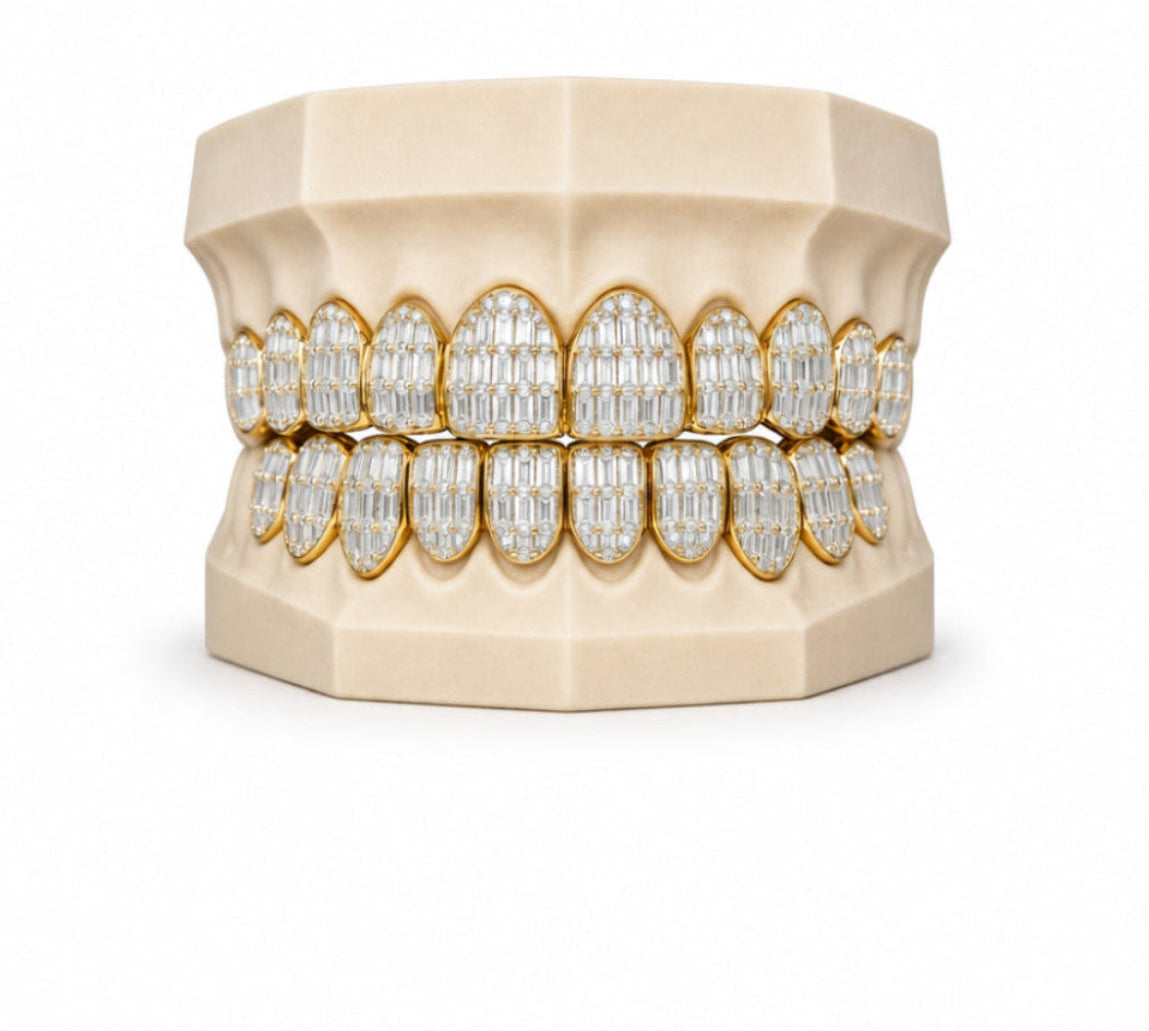 Emerald Cut Moissanite Grillz - DQ8626