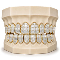 Emerald Cut Moissanite Grillz - DQ8626