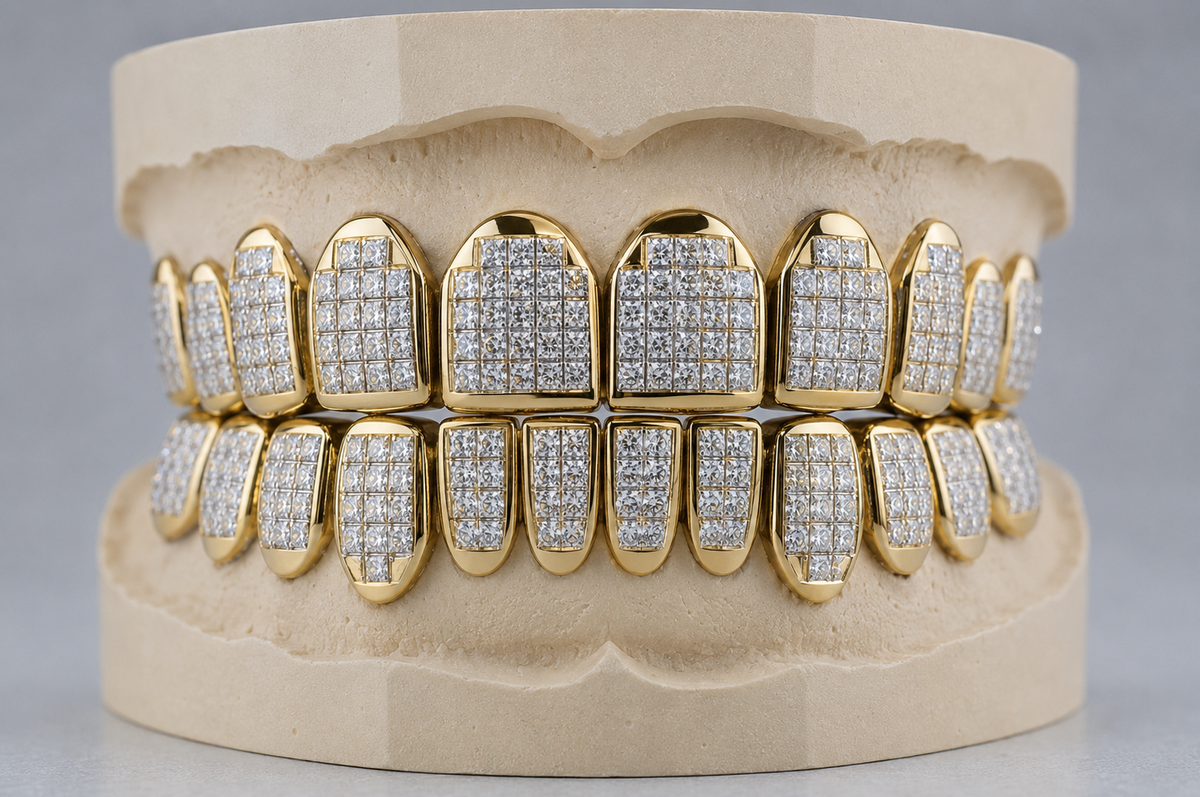 Princess Cut Invisible Set, VVs Quality - DQ1003