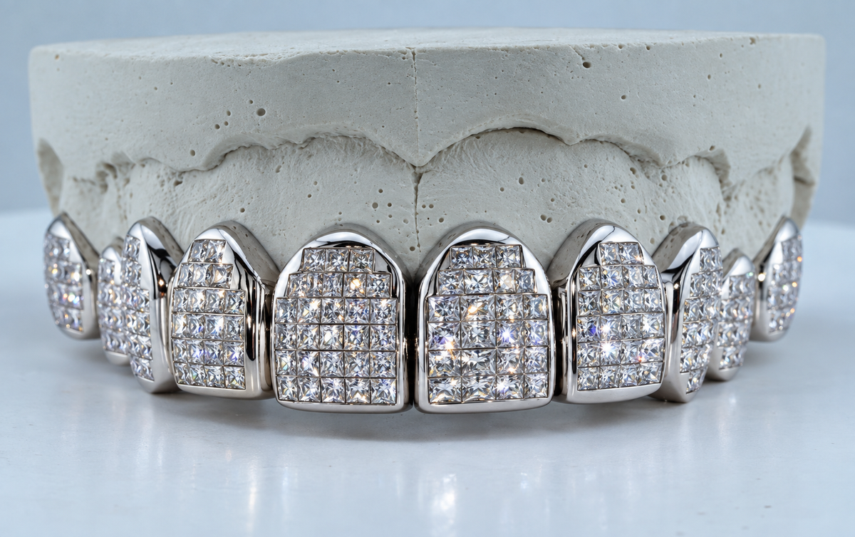 Princess Cut Invisible Set, VVs Quality - DQ1003