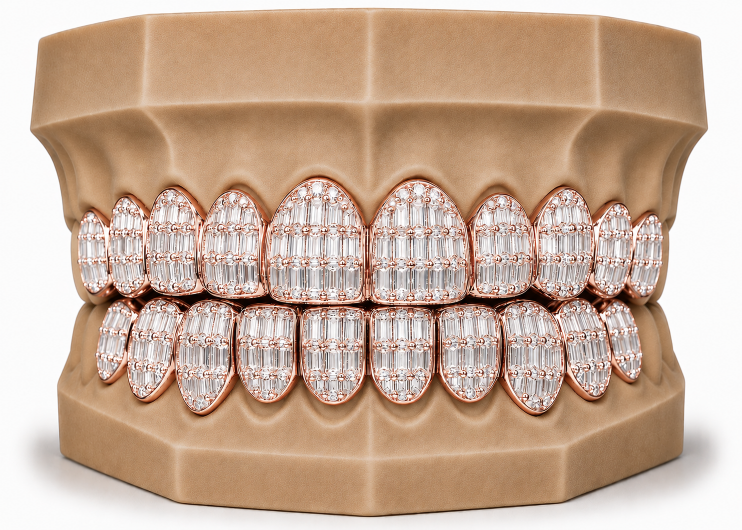Emerald Cut Moissanite Grillz - DQ8626