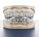 Open Face Diamond Cut Grillz -  DQ1014