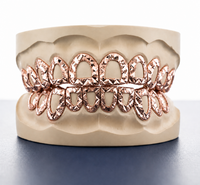 Open Face Diamond Cut Grillz -  DQ1014
