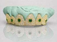 Cosmic Crown Grillz – Ruby Orbit Edition 6 or 12 Set - DQ1010