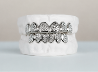Sterling Silver Diamond Cut Grillz DQ1047