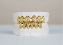 Sterling Silver Diamond Cut Grillz DQ1047