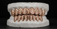 Sterling Silver Diamond Cut Grillz DQ1047