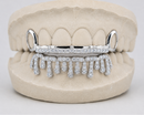 Alexis Edition; Drip & Rail Moissanite Gold Grillz – DQ1059