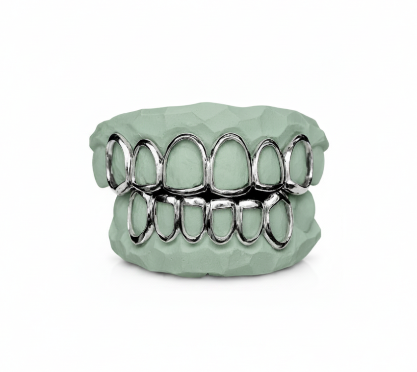 Open Face Gold Grillz -  DQ1018