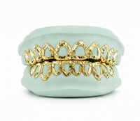 Open Face Gold Grillz -  DQ1018